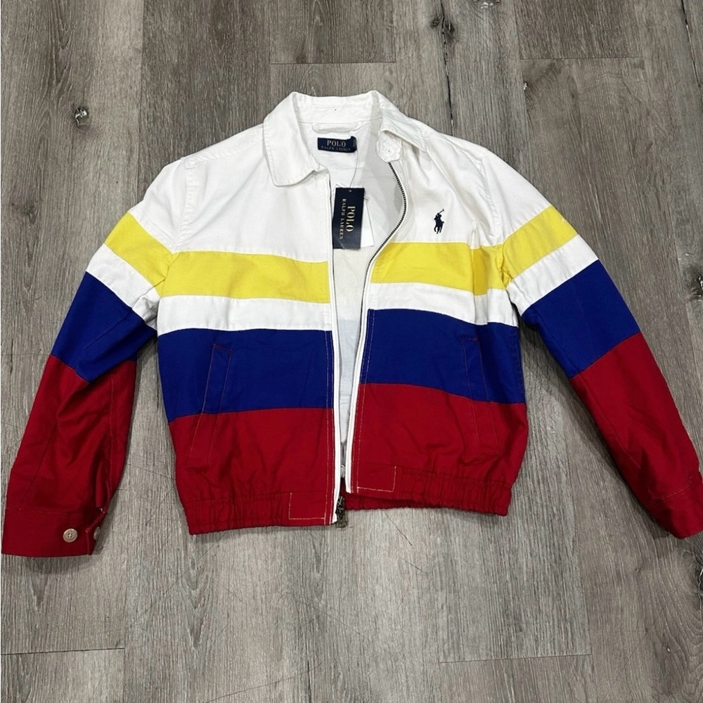 Polo by Ralph Lauren Multicolor Jacket - Red, Blue, Yellow, White